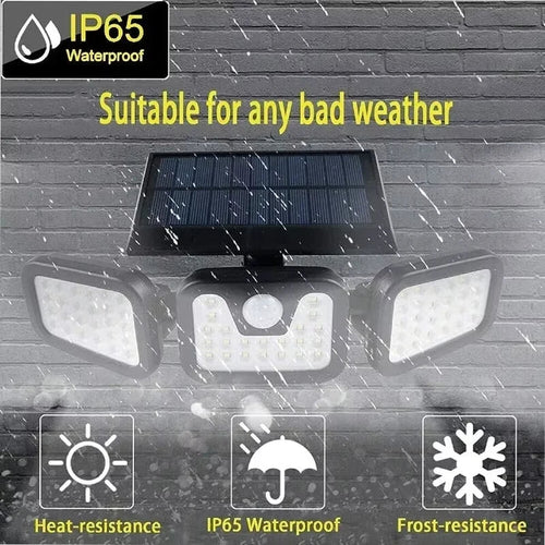 Sunbeam Triple-Head Solar Light